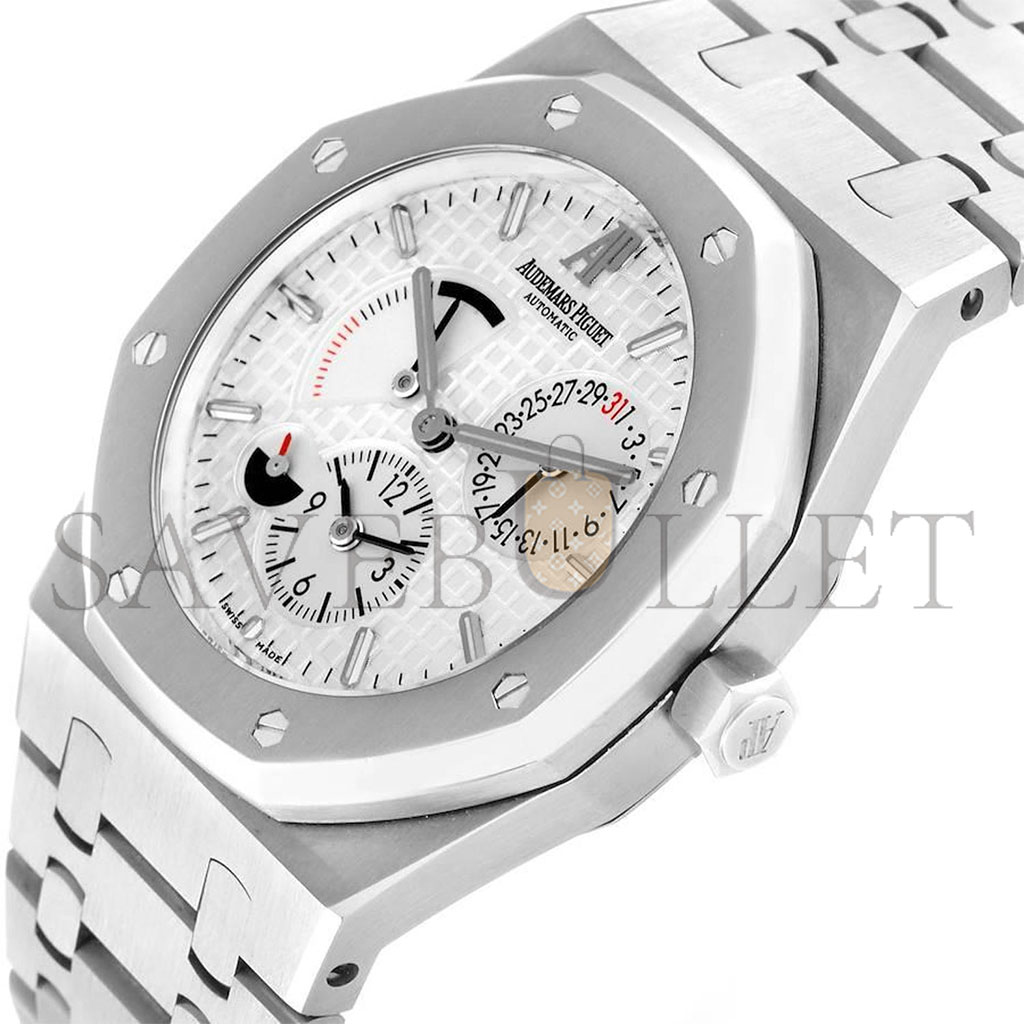 audemars P*g*et royal oak dual time power reserve watch 26120st.oo.1220st.01